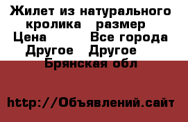 Жилет из натурального кролика,44размер › Цена ­ 500 - Все города Другое » Другое   . Брянская обл.